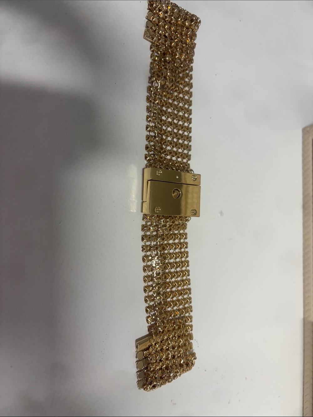 Free People Gold Mesh Chain Necklace